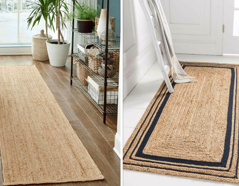 jute rug natural