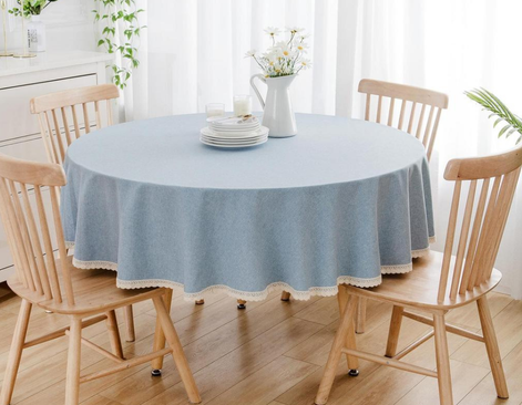 cotton round table cover
